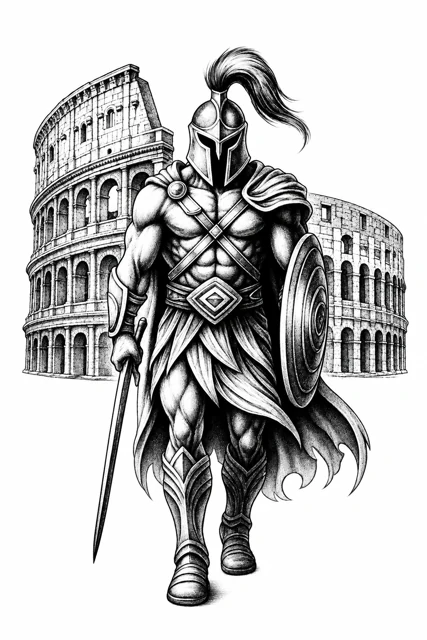Gladiator & Colosseum