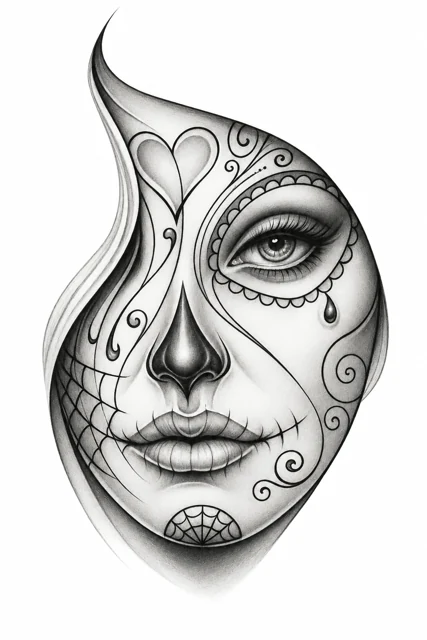 Ornamental portrait
